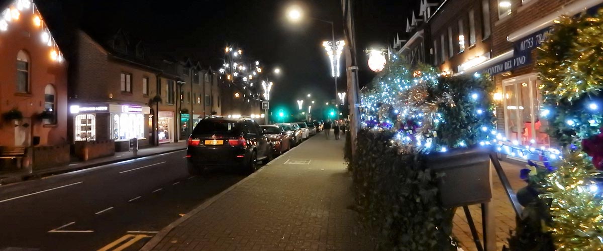 Farnham Royal Christmas Street Lights 2016