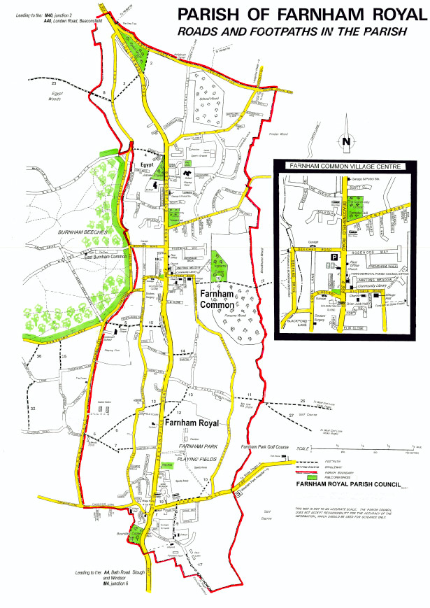 Parish of Farnham Royal Map