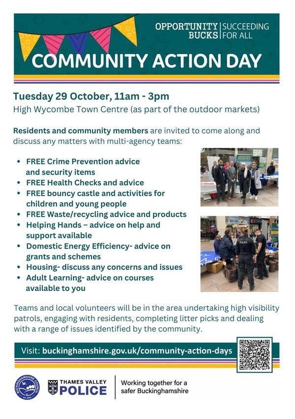 Community Action Day: 29 October 2024