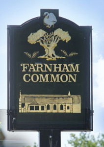 Farnham Common sign