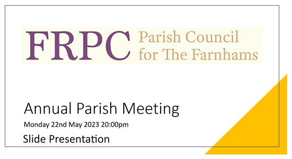 Annual Parish Meeting 2023 Title slide