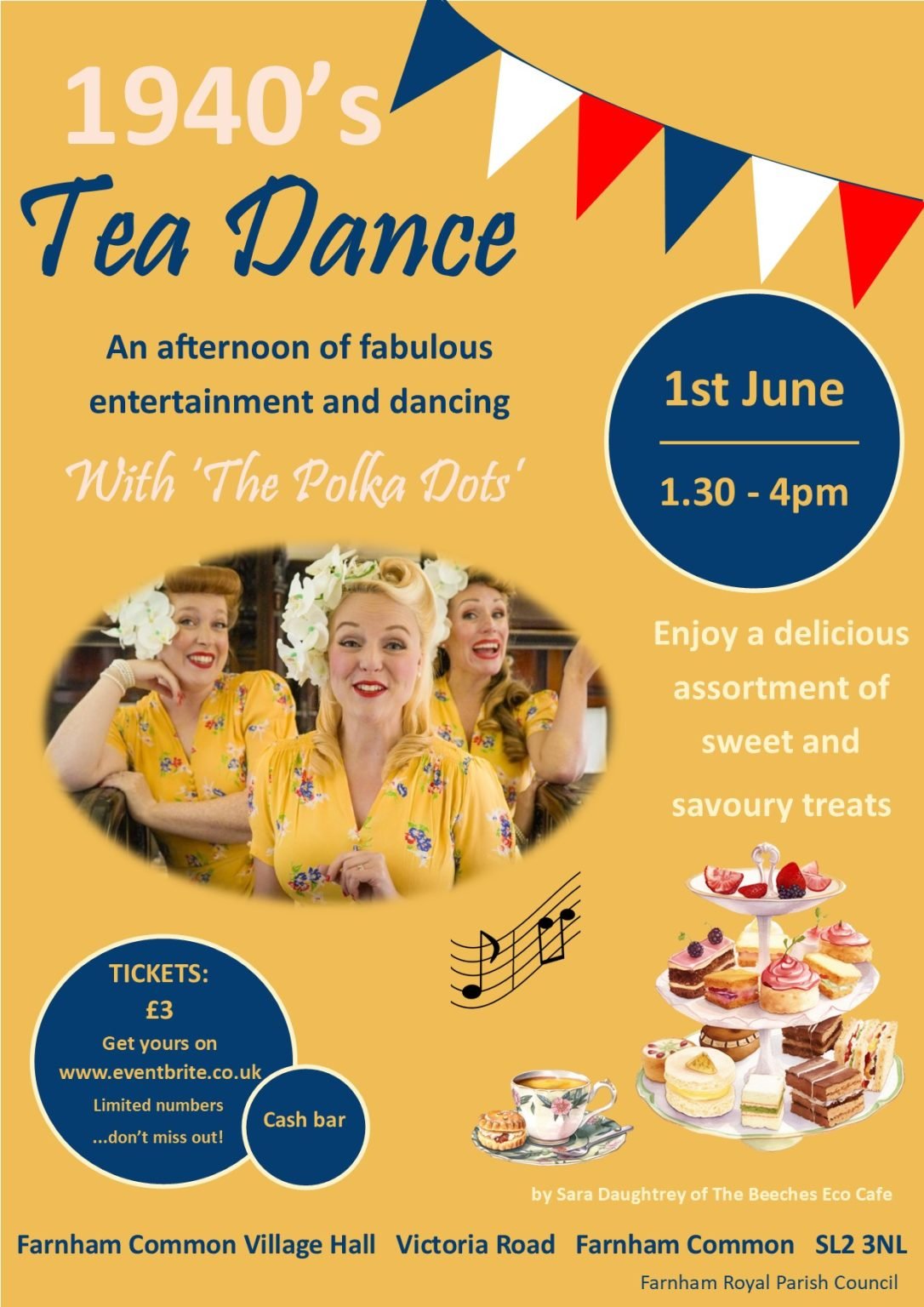 1940’s Tea Dance Farnham Royal Parish Council